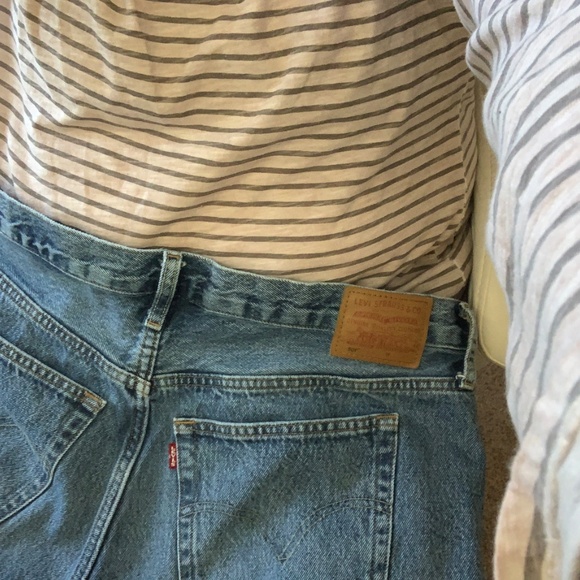 Levi's Blue Straight Leg Jeans - Picture 7 of 7